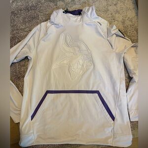 UNRL white Vikings hoodie. Size L. Rare!!!